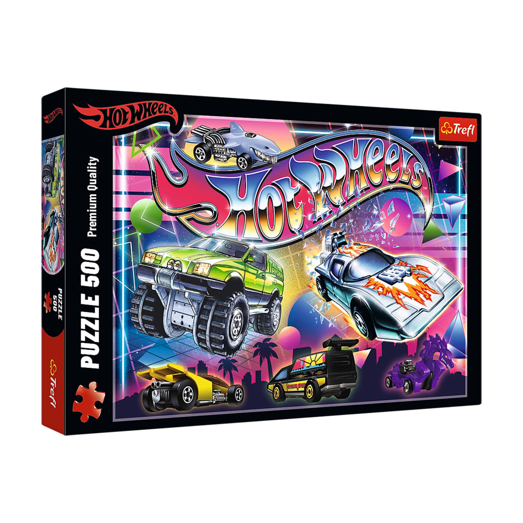 Пазли Trefl Hot Wheels Атмосфера 80-х, від 10 років, 500 елементів (75381)